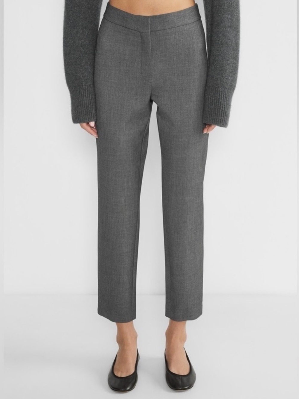 Aritzia Babaton Verity trouser pant in heather charcoal | size 6